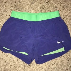 Nike running shorts w/ built in spandex
